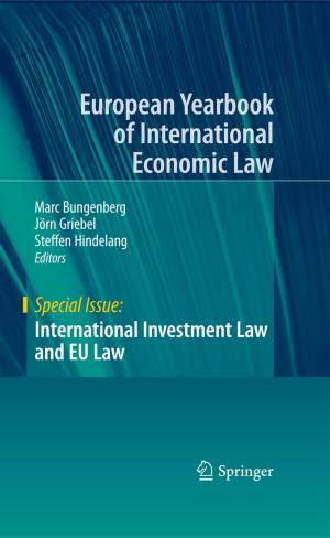 Cover of the book International Investment Law and EU Law by E.Edmund Kim, Toyoharu Isawa, Yong-Whee Bahk