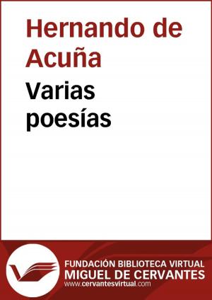 Cover of the book Varias poesías by Benito Pérez Galdós