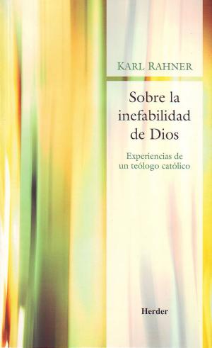 Cover of the book Sobre la inefabilidad de Dios by Viktor Frankl