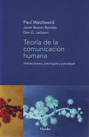 Book cover of Teoría de la comunicación humana