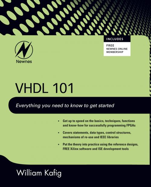 Cover of the book VHDL 101 by William Kafig, Elsevier Science
