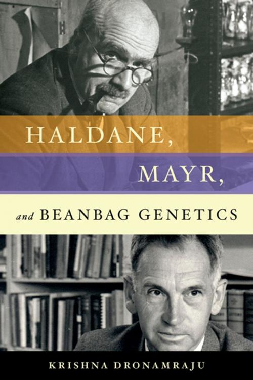 Cover of the book Haldane, Mayr, and Beanbag Genetics by Krishna Dronamraju, Oxford University Press