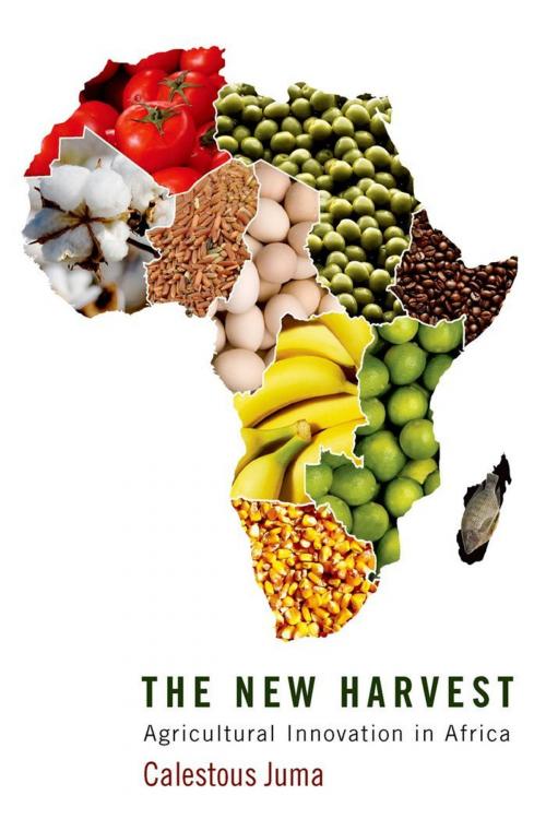 Cover of the book The New Harvest by Calestous Juma, Oxford University Press