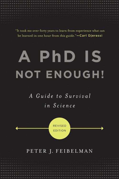 Cover of the book A PhD Is Not Enough! by Peter J. Feibelman, Basic Books