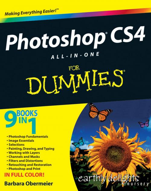 Cover of the book Photoshop CS4 All-in-One For Dummies by Barbara Obermeier, Wiley