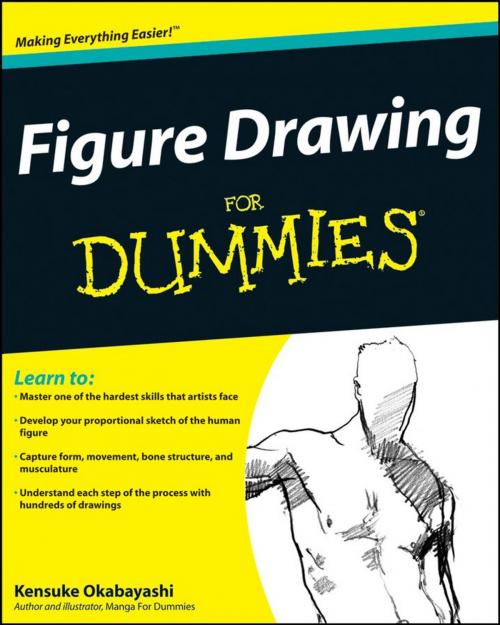 Cover of the book Figure Drawing For Dummies by Kensuke Okabayashi, Wiley