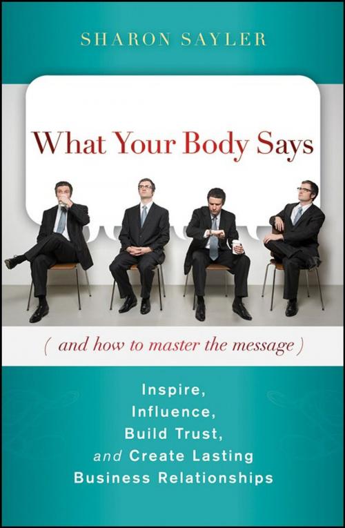 Cover of the book What Your Body Says (And How to Master the Message) by Sharon Sayler, Wiley