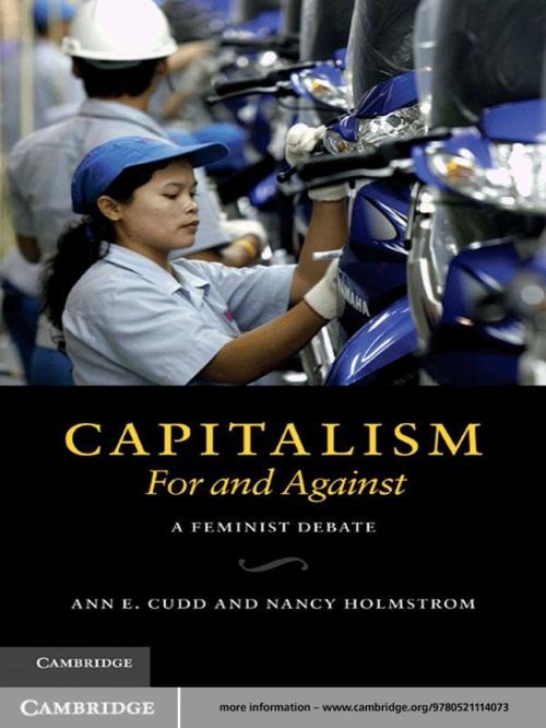 Cover of the book Capitalism, For and Against by Nancy Holmstrom, Ann E. Cudd, Cambridge University Press