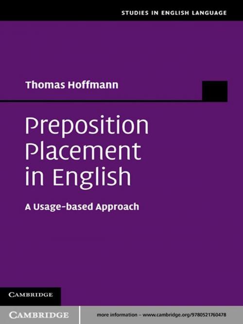 Cover of the book Preposition Placement in English by Thomas Hoffmann, Cambridge University Press