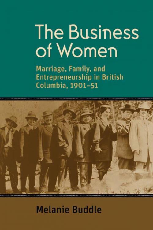 Cover of the book The Business of Women by Melanie Buddle, UBC Press