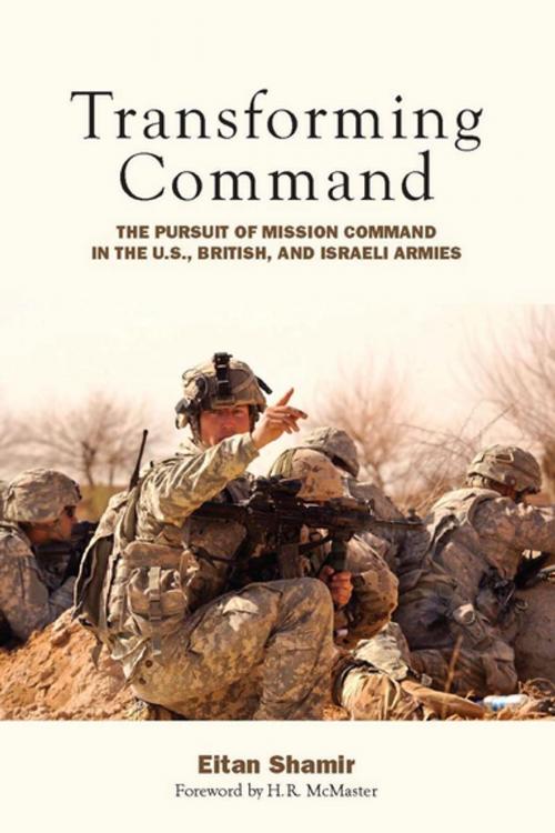 Cover of the book Transforming Command by Eitan Shamir, Stanford University Press