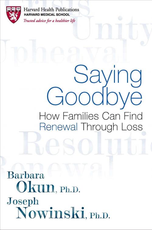Cover of the book Saying Goodbye by Barbara Okun, Joseph Nowinski, Penguin Publishing Group