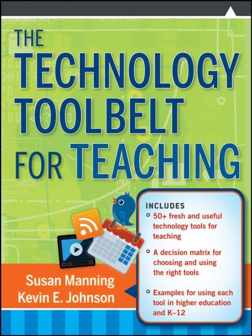 Cover of the book The Technology Toolbelt for Teaching by Susan Manning, Kevin E. Johnson, Wiley
