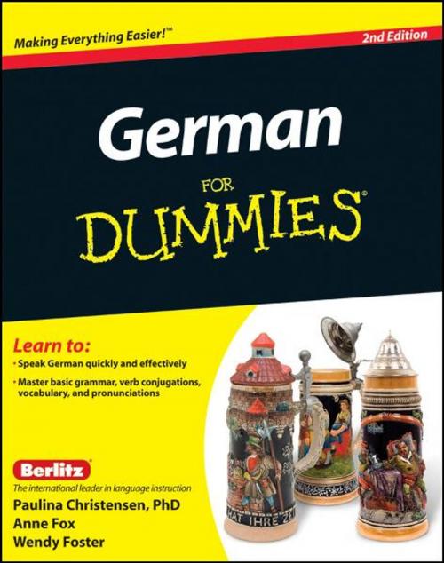 Cover of the book German For Dummies by Paulina Christensen, Anne Fox, Wendy Foster, Wiley