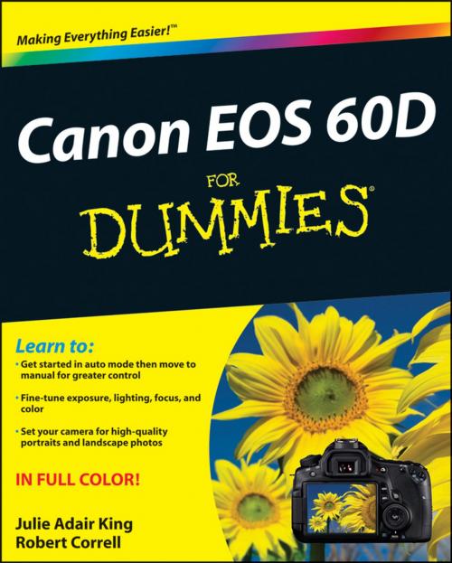 Cover of the book Canon EOS 60D For Dummies by Robert Correll, Julie Adair King, Wiley