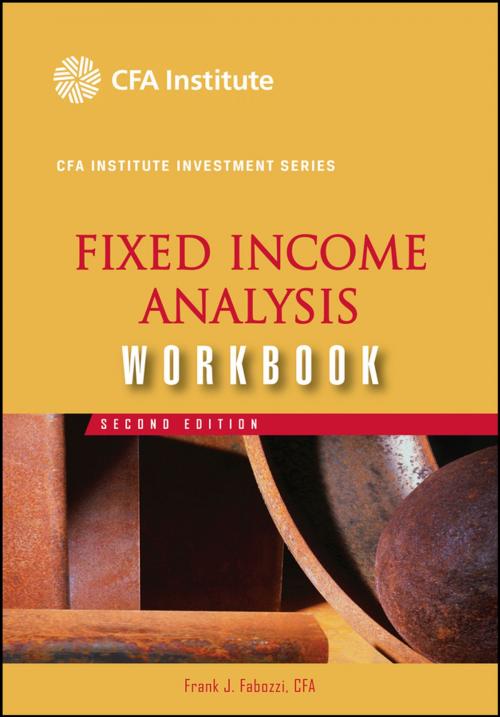 Cover of the book Fixed Income Analysis Workbook by Frank J. Fabozzi, Wiley