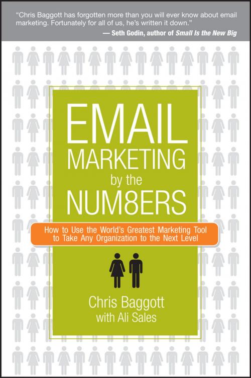Cover of the book Email Marketing By the Numbers by Chris Baggott, Wiley