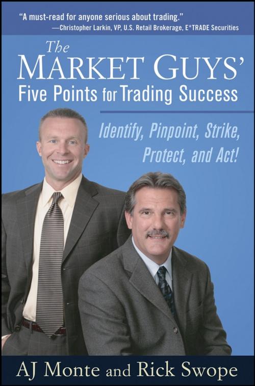 Cover of the book The Market Guys' Five Points for Trading Success by A. J. Monte, Rick Swope, Wiley