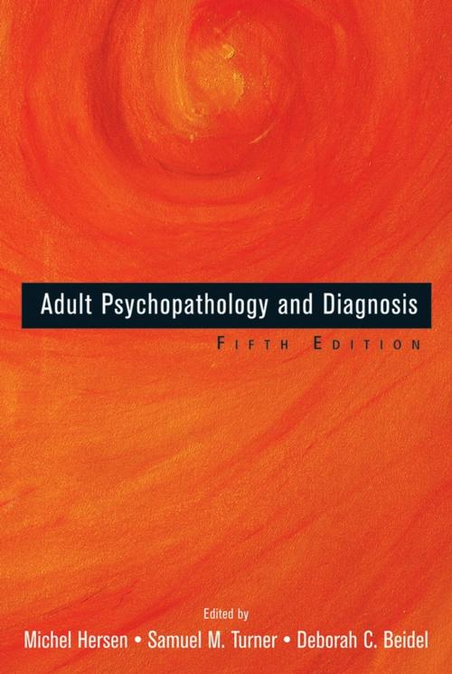 Cover of the book Adult Psychopathology and Diagnosis by , Wiley
