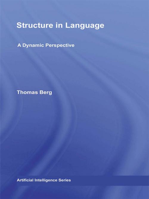 Cover of the book Structure in Language by Thomas Berg, Taylor and Francis