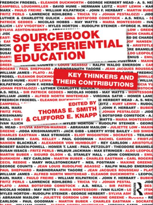 Cover of the book Sourcebook of Experiential Education by , Taylor and Francis