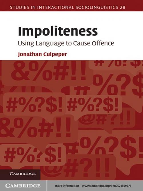Cover of the book Impoliteness by Jonathan Culpeper, Cambridge University Press