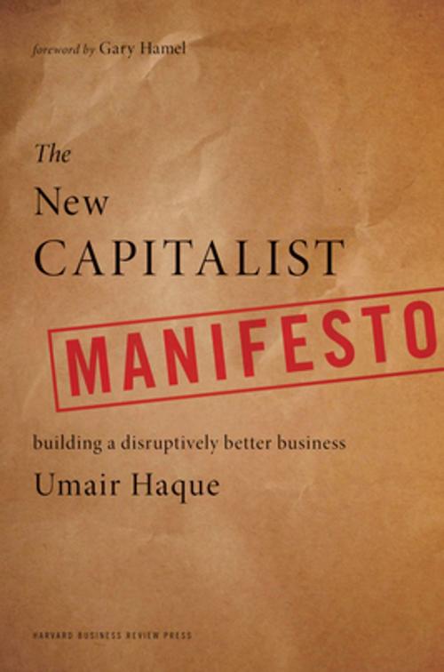 Cover of the book The New Capitalist Manifesto by Umair Haque, Harvard Business Review Press