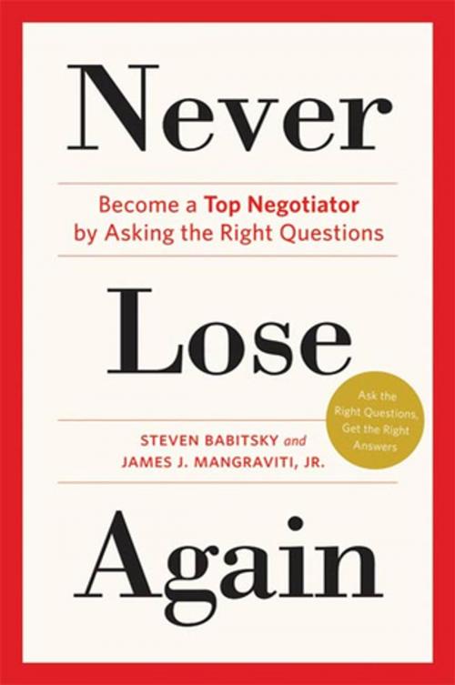 Cover of the book Never Lose Again by Steven Babitsky, James J. Mangraviti Jr., St. Martin's Press