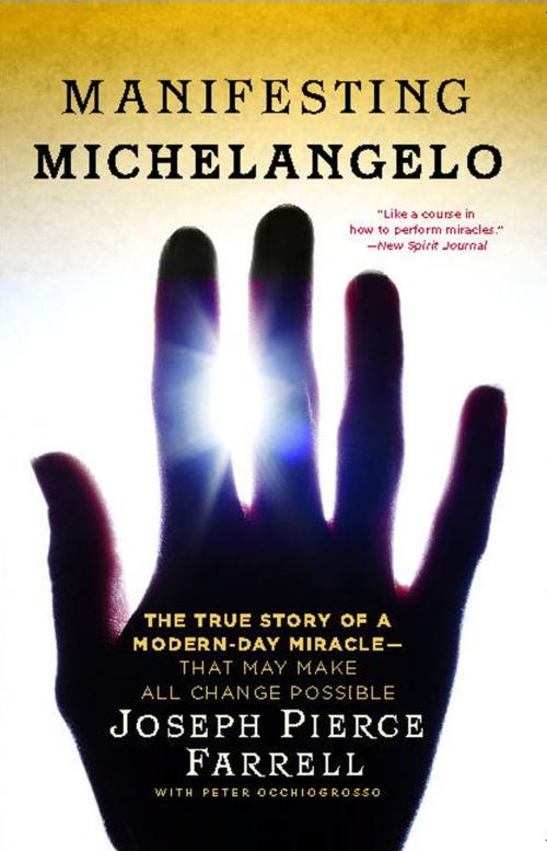 Cover of the book Manifesting Michelangelo by Joseph Pierce Farrell, Atria Books