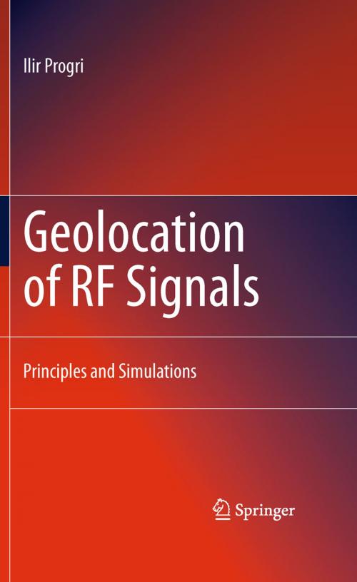 Cover of the book Geolocation of RF Signals by Ilir Progri, Springer New York