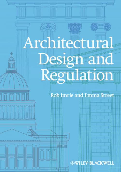 Cover of the book Architectural Design and Regulation by Rob Imrie, Emma Street, Wiley
