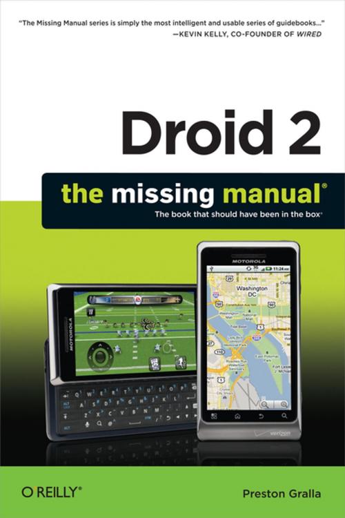 Cover of the book Droid 2: The Missing Manual by Preston Gralla, O'Reilly Media