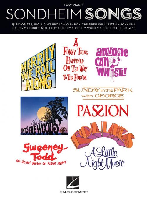 Cover of the book Sondheim Songs for Easy Piano (Songbook) by Stephen Sondheim, Hal Leonard