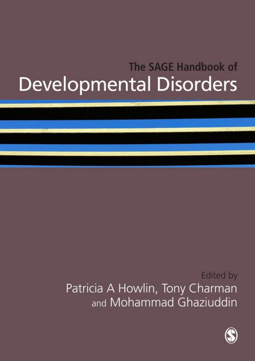 Cover of the book The SAGE Handbook of Developmental Disorders by , SAGE Publications