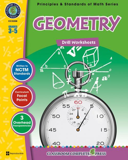 Cover of the book Geometry - Drill Sheets Gr. 3-5 by Mary Rosenberg, Classroom Complete Press Ltd