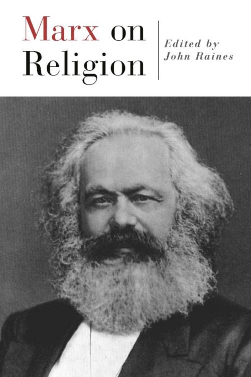 Cover of the book Marx On Religion by John Raines, Temple University Press