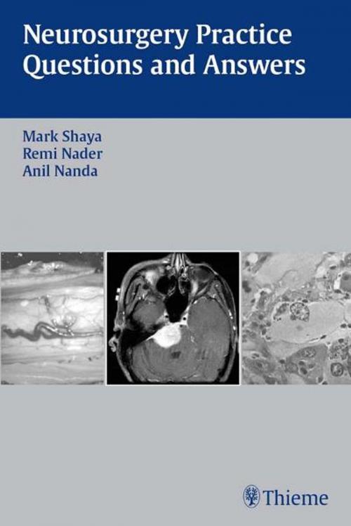 Cover of the book Neurosurgery Practice Questions and Answers by , Thieme