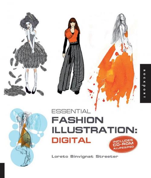 Cover of the book Essential Fashion Illustration: Digital by Loreto Binvignat Streeter, Rockport Publishers