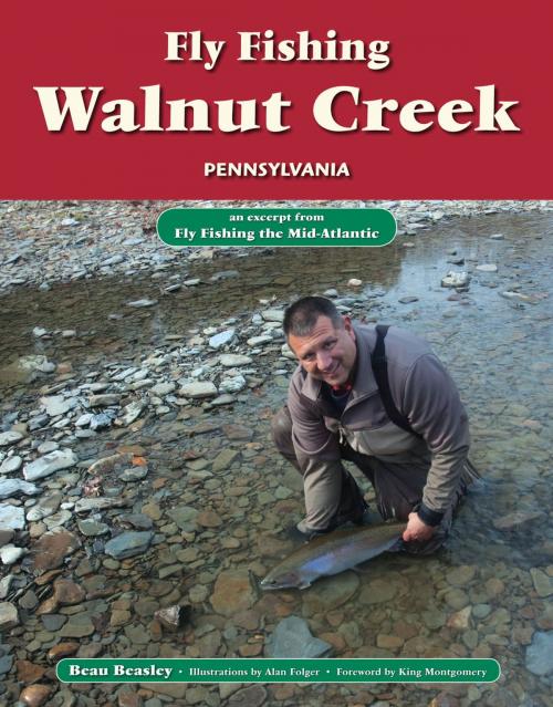 Cover of the book Fly Fishing Walnut Creek, Pennsylvania by Beau Beasley, No Nonsense Fly Fishing Guidebooks
