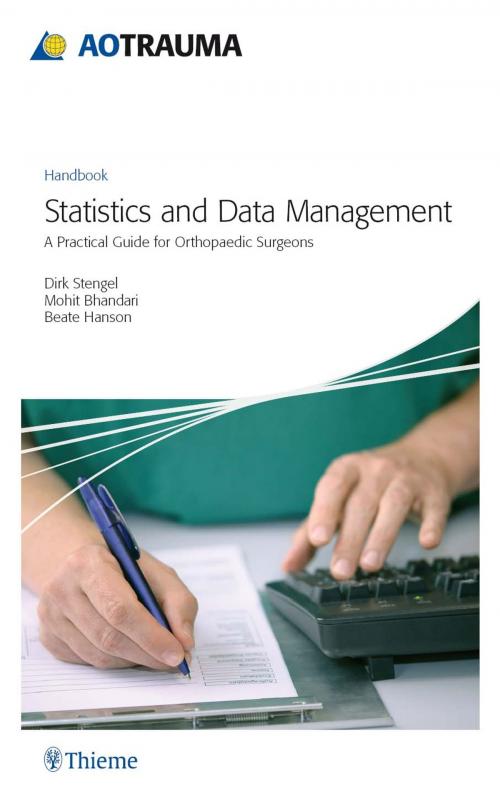 Cover of the book AOTrauma - Statistics and Data Management by Dirk Stengel, Mohit Bhandari, Beate Hanson, Thieme/AO