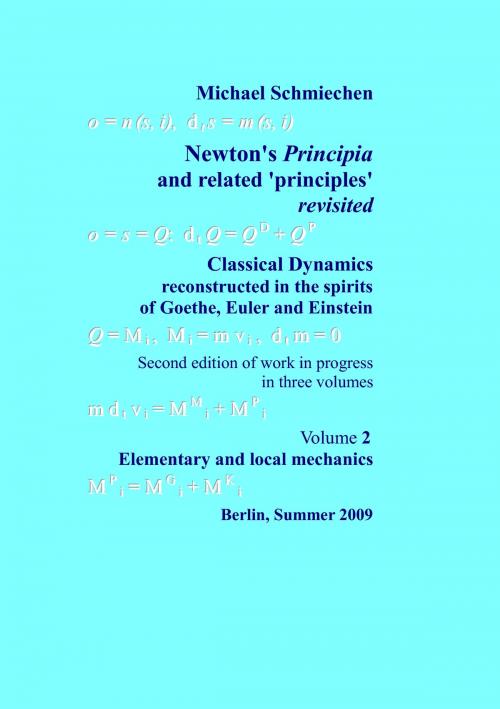 Cover of the book Newton's Principia revisited by Michael Schmiechen, Books on Demand