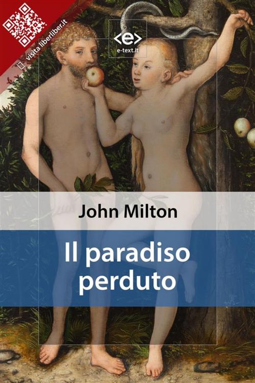 Cover of the book Il paradiso perduto by John Milton, E-text