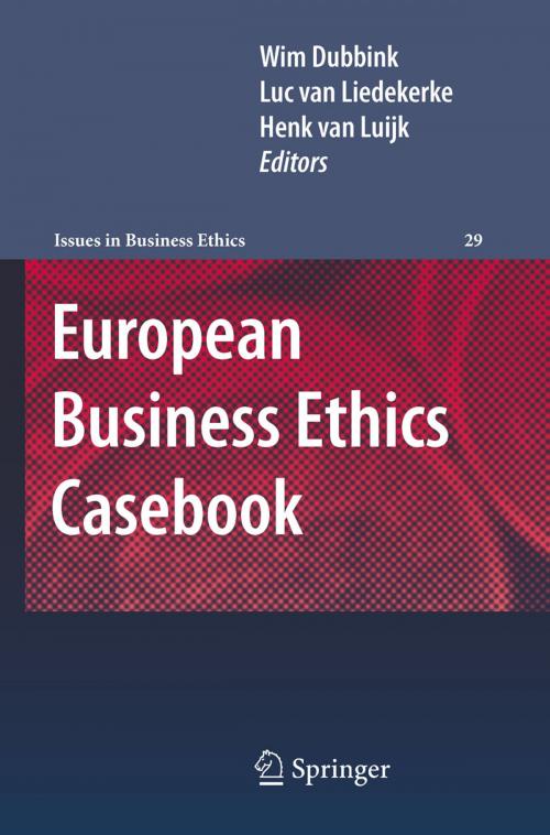 Cover of the book European Business Ethics Casebook by , Springer Netherlands