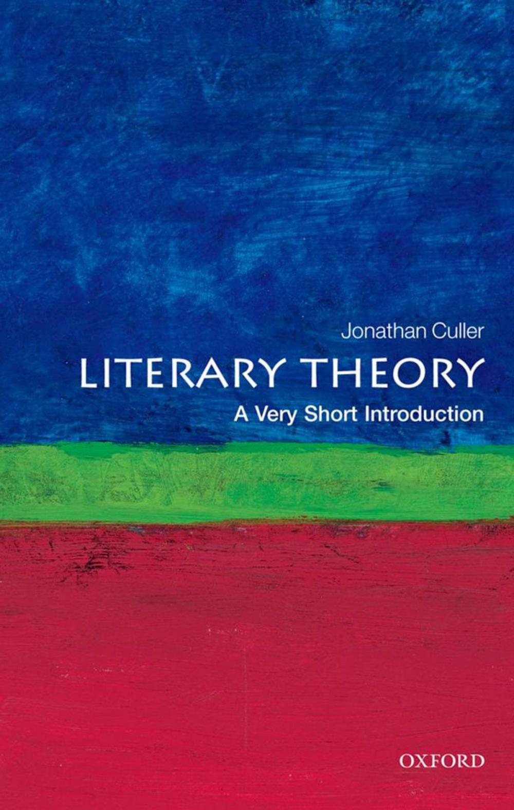 Big bigCover of Literary Theory: A Very Short Introduction
