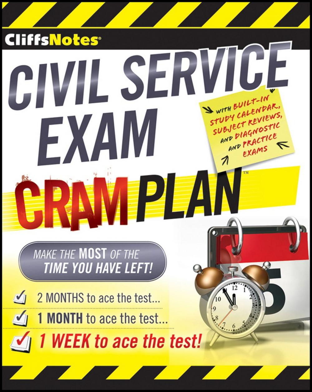 Big bigCover of CliffsNotes Civil Service Exam Cram Plan