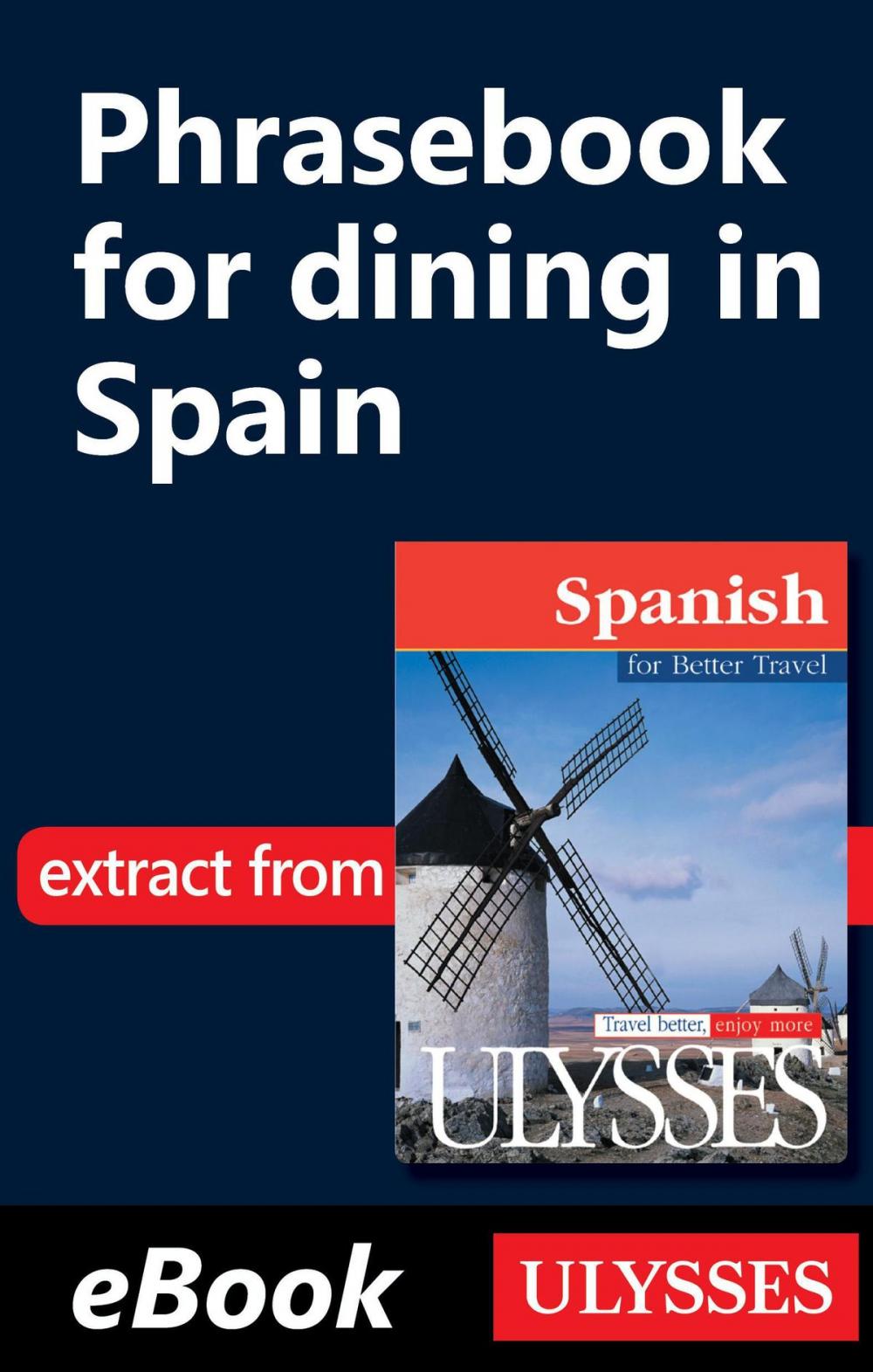 Big bigCover of Phrasebook for dining in Spain