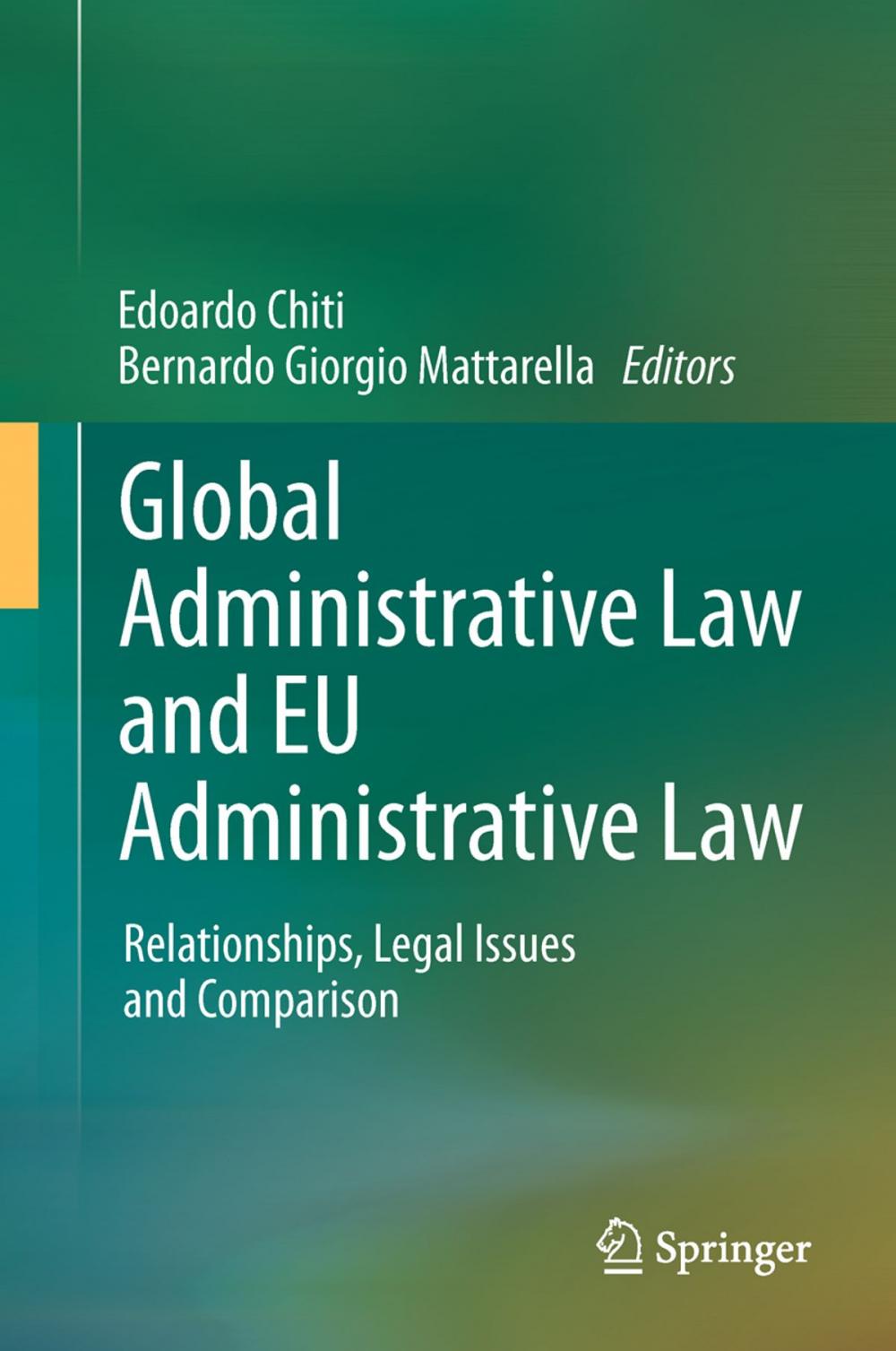 Big bigCover of Global Administrative Law and EU Administrative Law