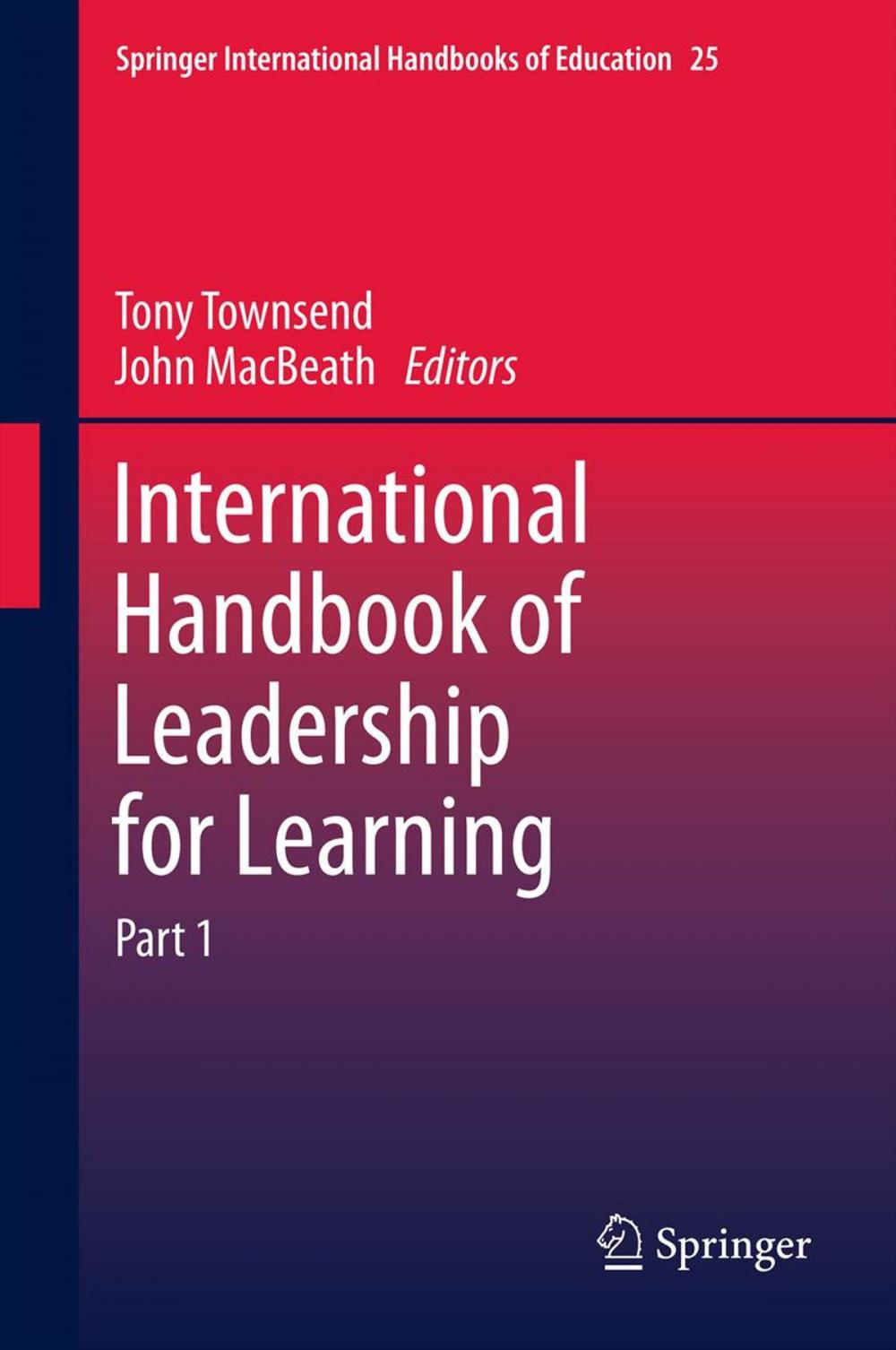 Big bigCover of International Handbook of Leadership for Learning