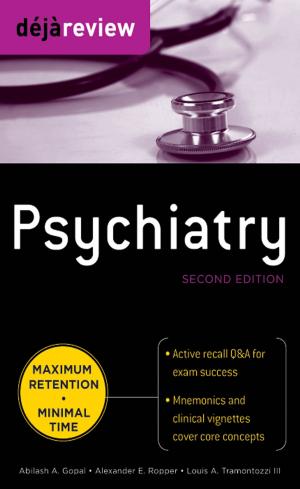 Cover of the book Deja Review Psychiatry, 2nd Edition by Jeff Shore