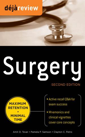 Cover of the book Deja Review Surgery, 2nd Edition by Deborah S. Nichols Larsen, Deborah K. Kegelmeyer, John A. Buford, Anne D. Kloos, Jill C. Heathcock, D. Michele Basso